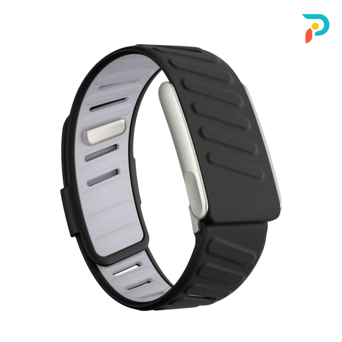Black Grey SportFlex — Silver Buckle