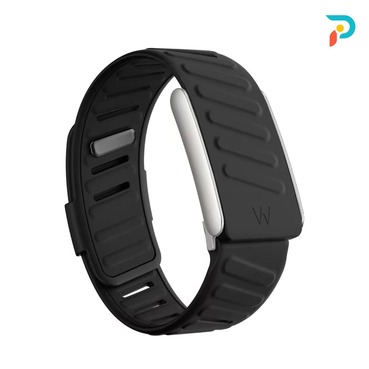 Black SportFlex — Silver Buckle (Logo)