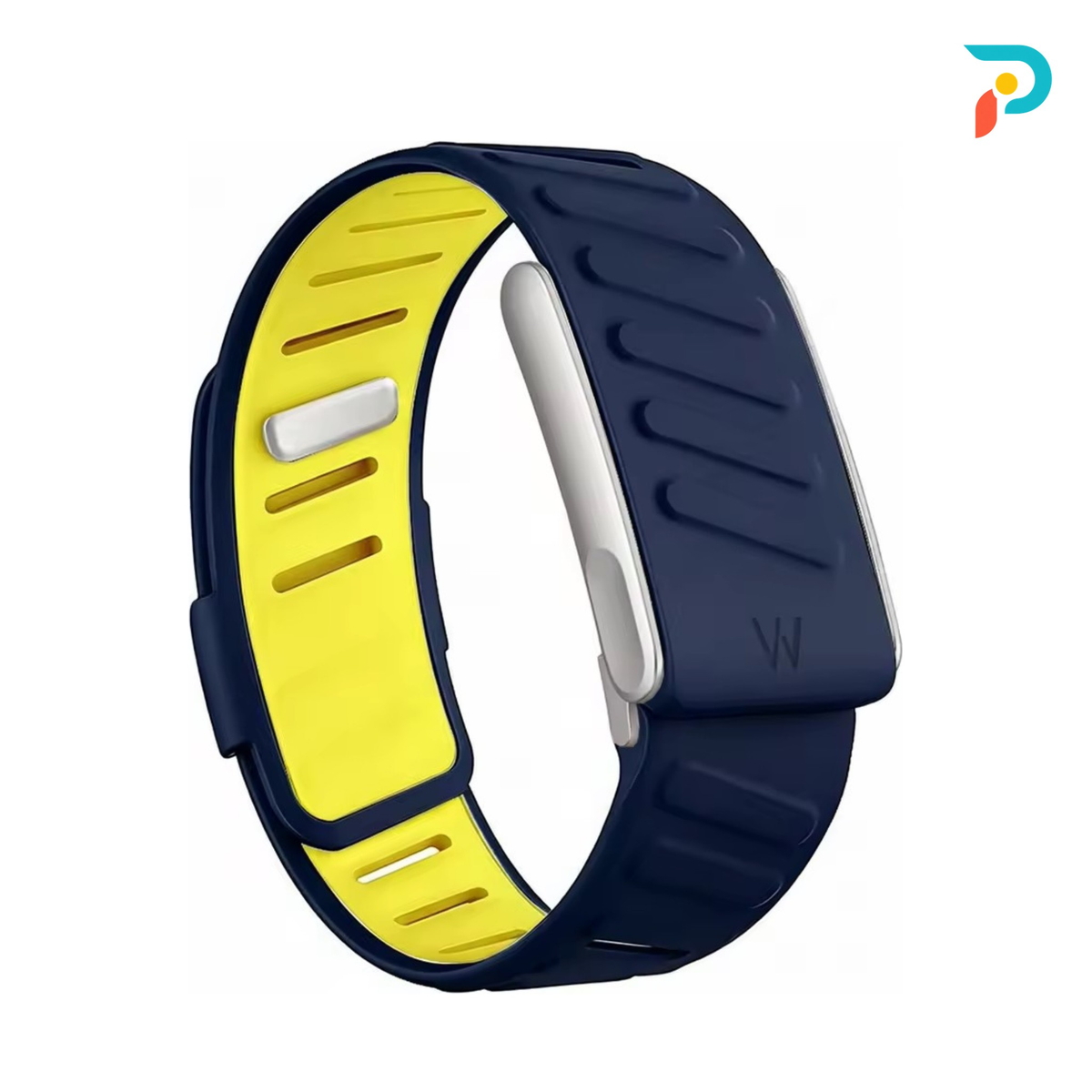 Dark Blue Yellow SportFlex — Silver Buckle
