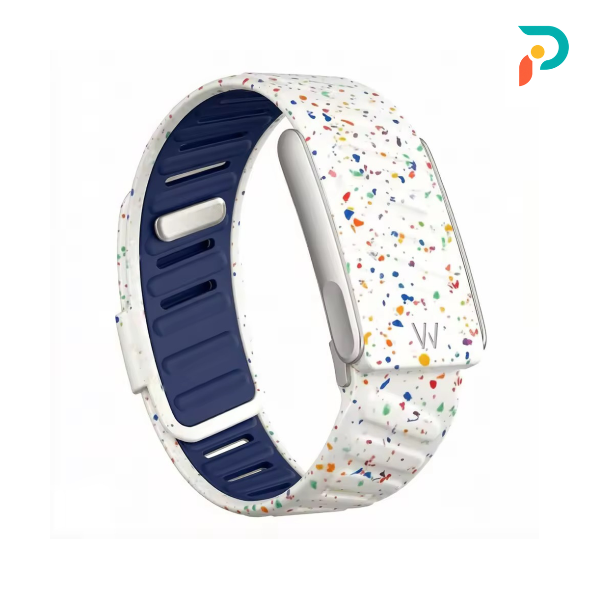 White Dots SportFlex — Silver Buckle