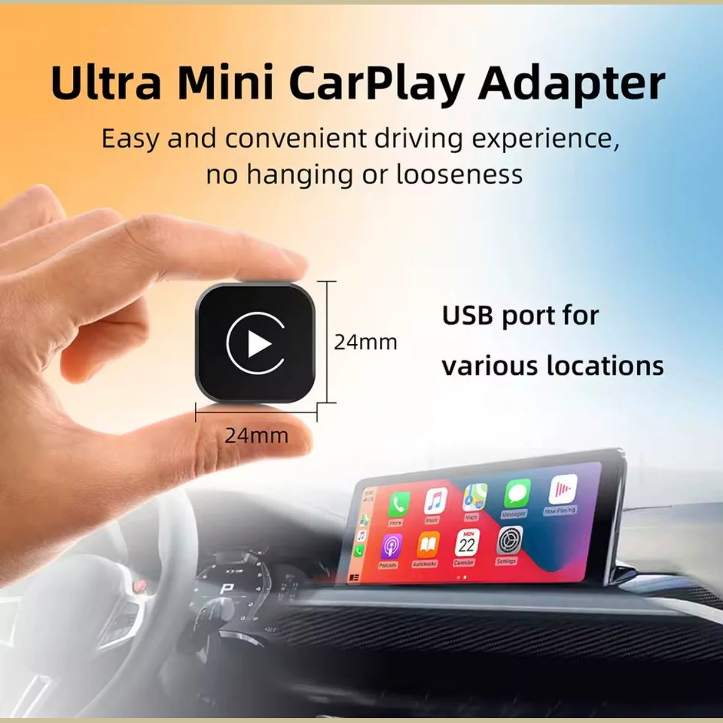 2in1 Wireless CarPlay Adapter