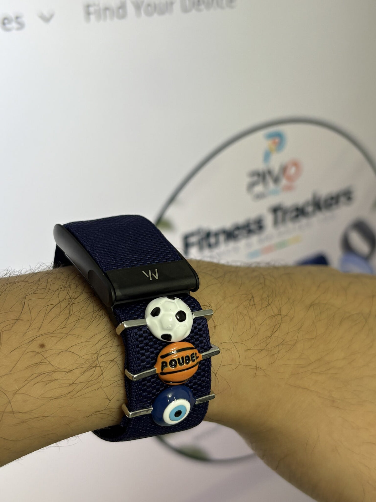 Basketball Charm — Silver