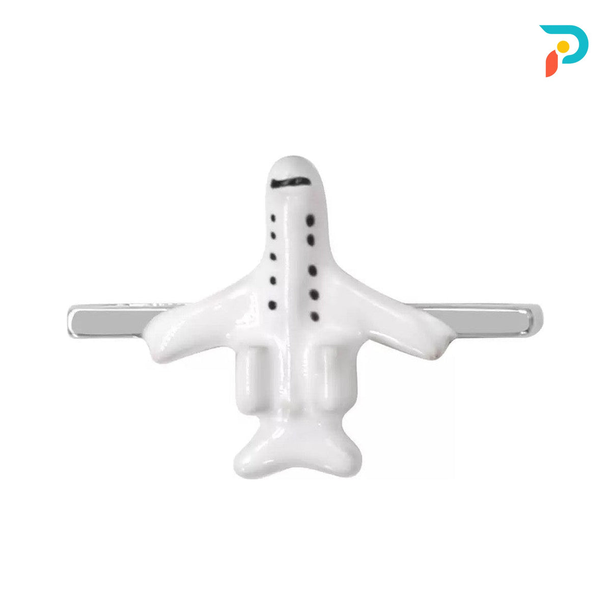 Airplane Charm — Silver