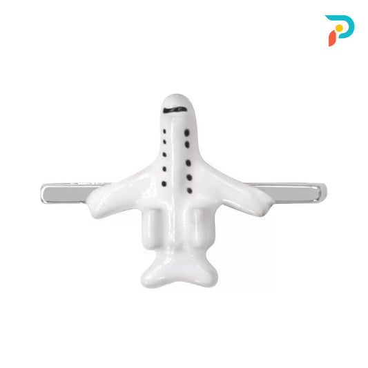 Airplane Charm — Silver
