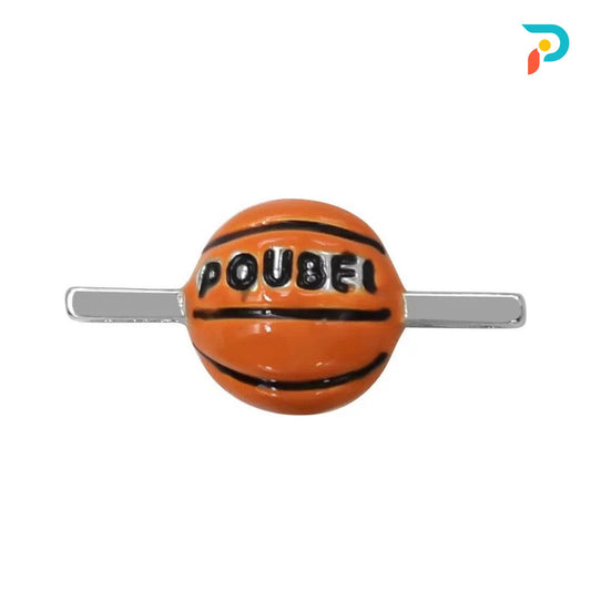 Basketball Charm — Silver
