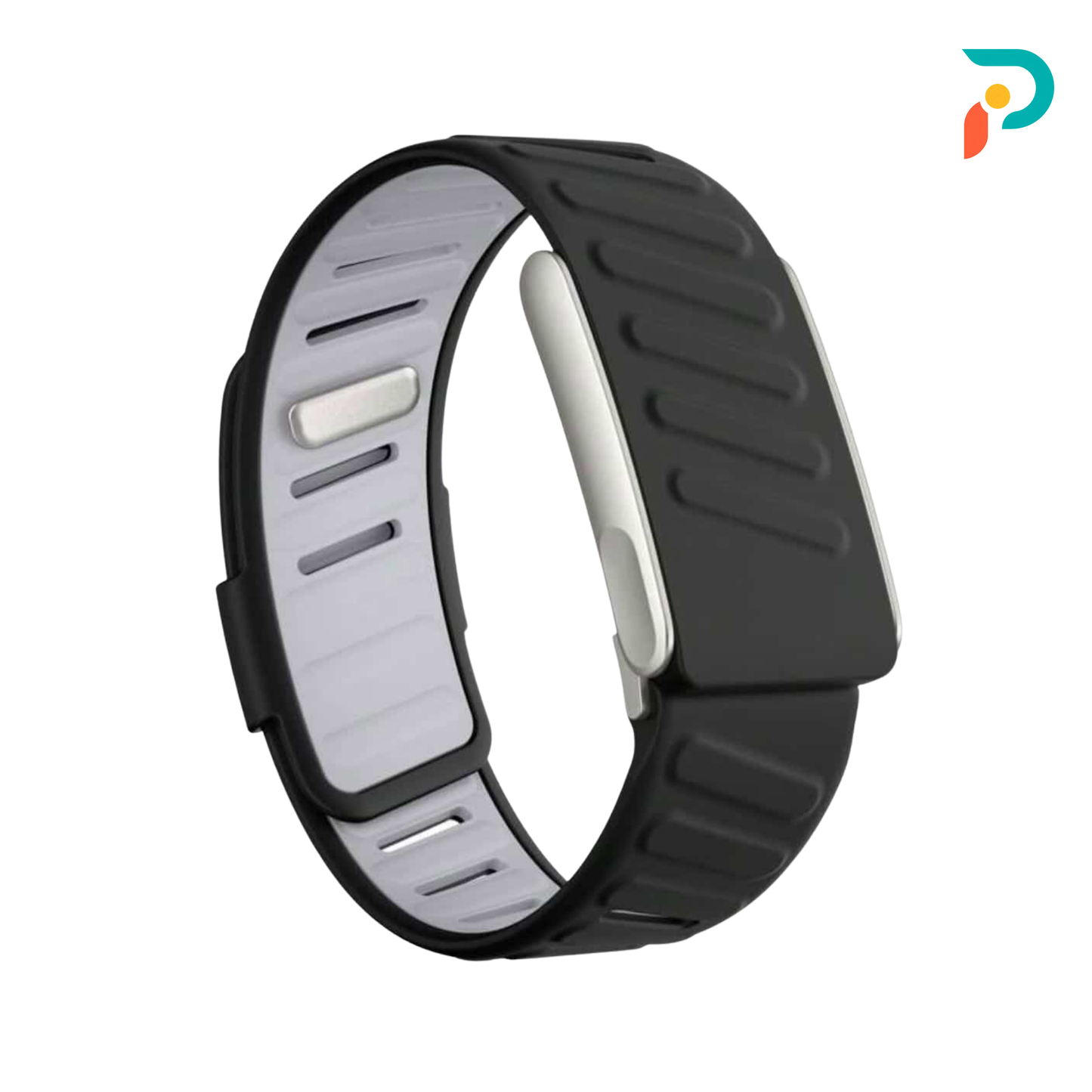 Black Grey SportFlex — Silver Buckle
