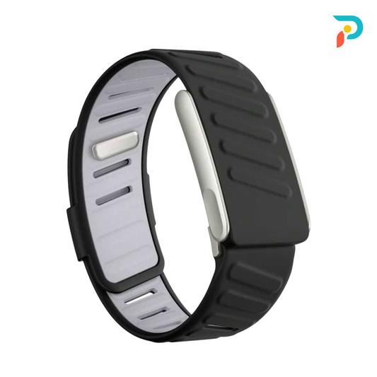 Black Grey SportFlex — Silver Buckle