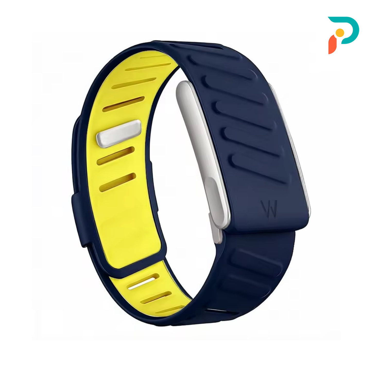 Dark Blue Yellow SportFlex — Silver Buckle