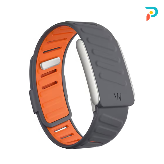 Deep Grey Orange SportFlex — Silver Buckle
