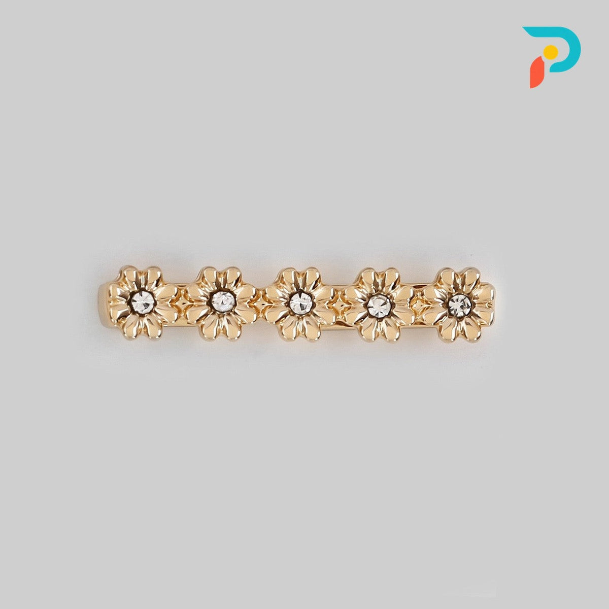 Flowers Charm — Gold