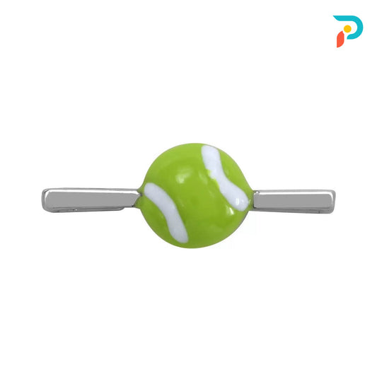 Tennis Ball Charm — Silver
