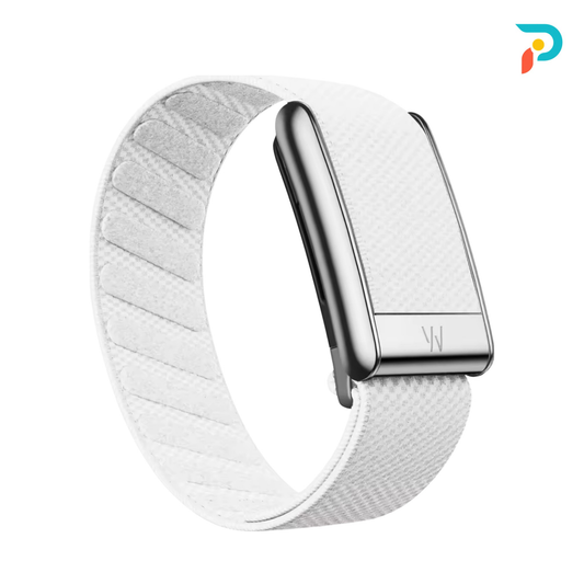 White SuperKnit — Silver Buckle